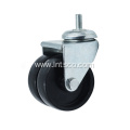 Threaded Stem Twin-wheel Casters with Brake Wheels